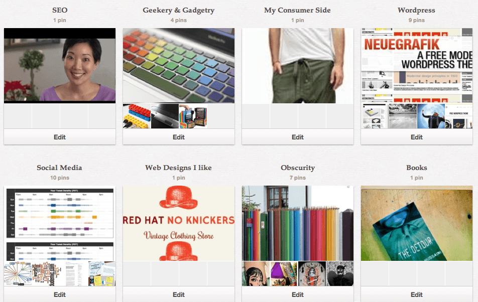 Shortie Designs Pinterest boards