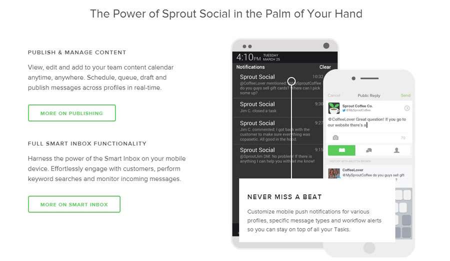 Sprout Social Media Monitoring APP