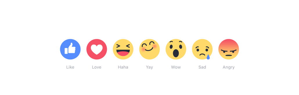 facebook introduces reactions