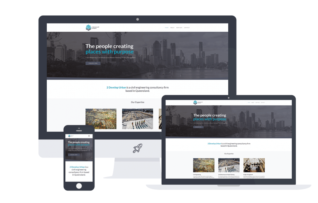 2 Develop Urban - Web Design Project - Shortie Designs